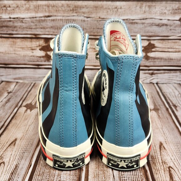 CONVERSE Chuck 70 Women's 9 High Top Love Graphic Celestial Teal Shoes 563471C - Picture 5 of 11